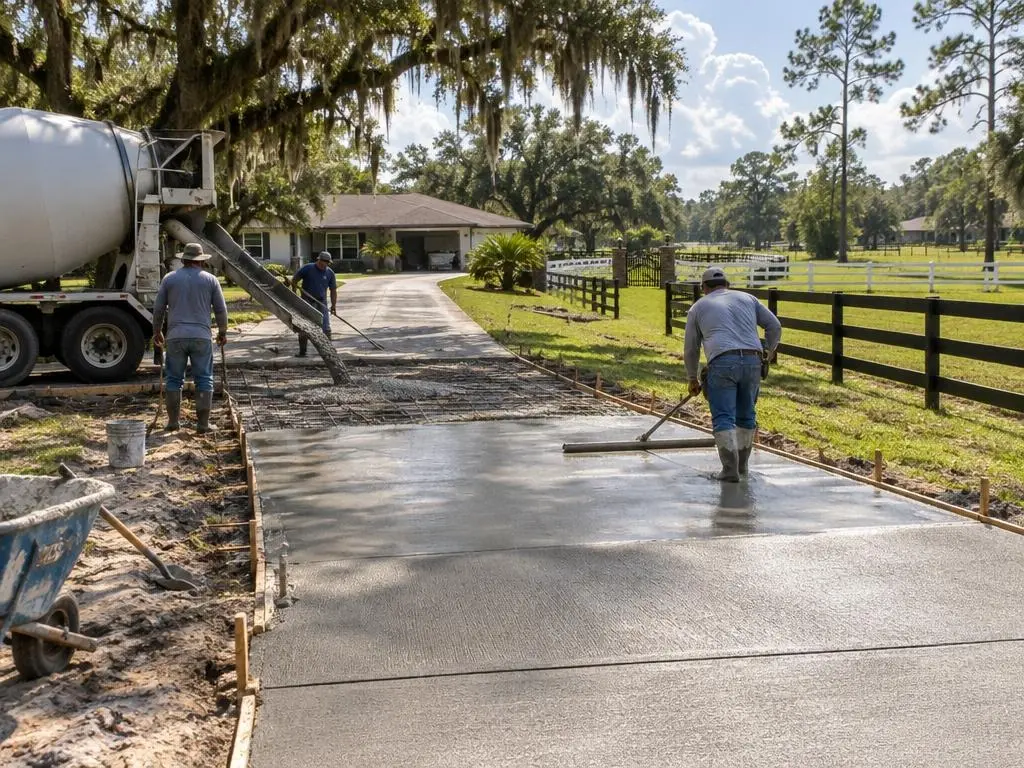 Concrete Driveways in Ocala, FL